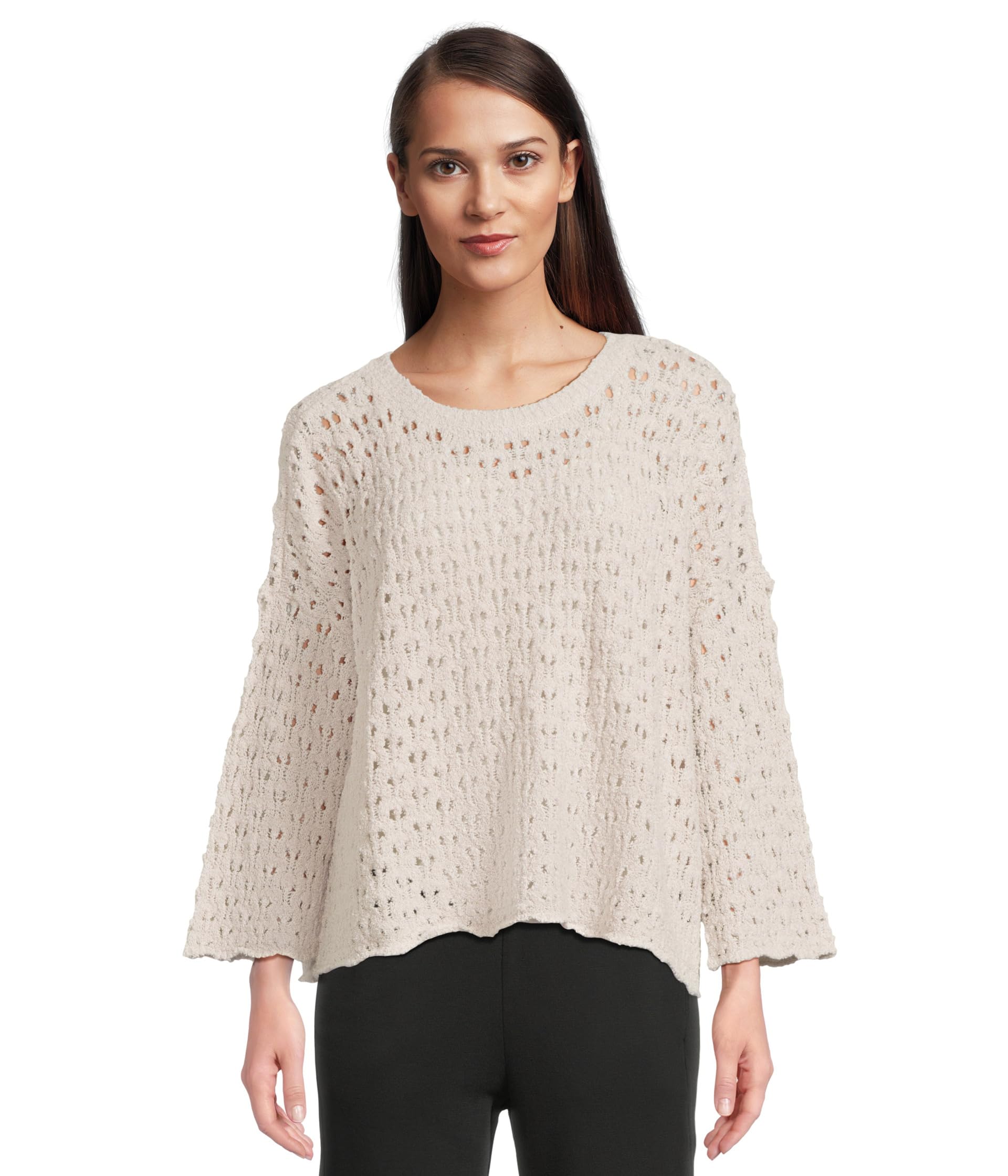

Толстовка Eileen Fisher Crew Neck With Braclet Sleeve, Bone