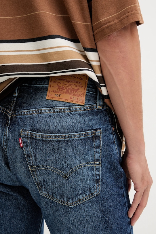Джинсы 501 LEVISORIGINAL FIT из хлопка Levi'S, синий — фото 4