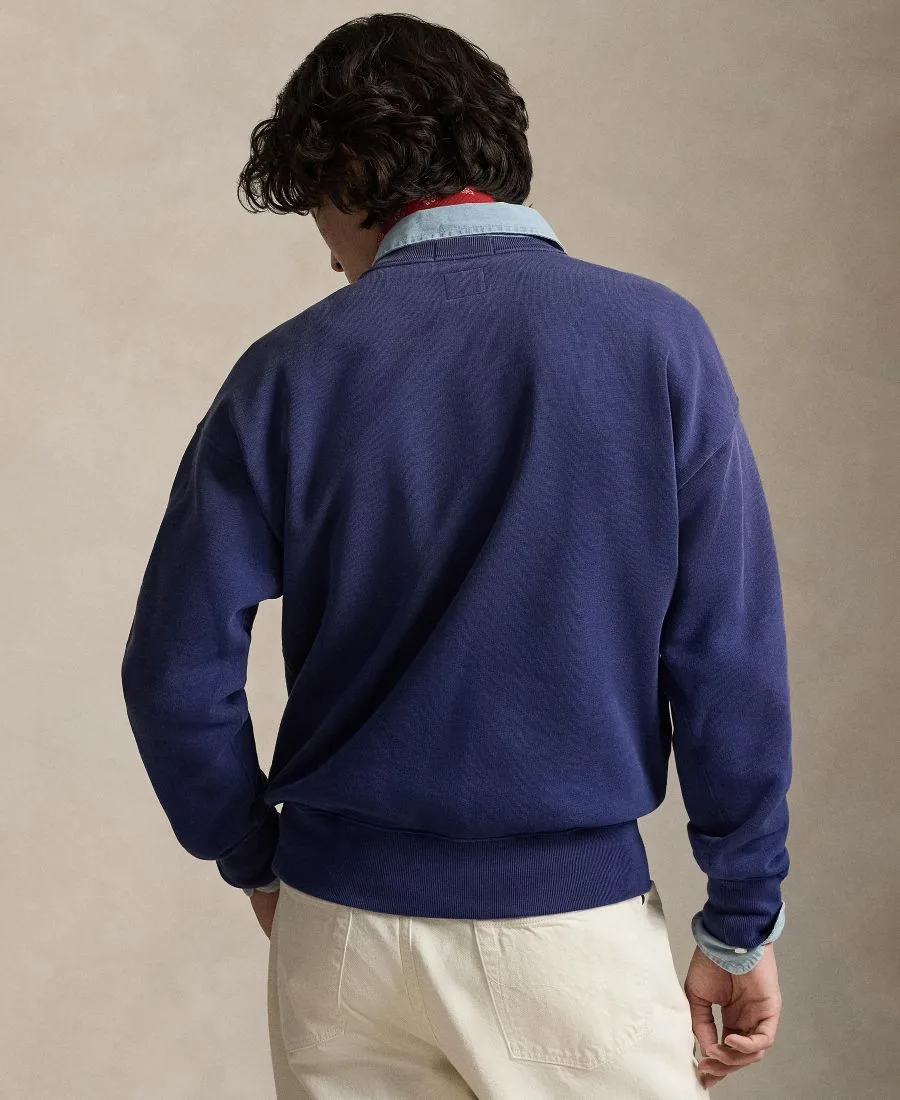 Мужская флисовая толстовка с вышивкой Yankees Polo Ralph Lauren, Freshwater — фото 4