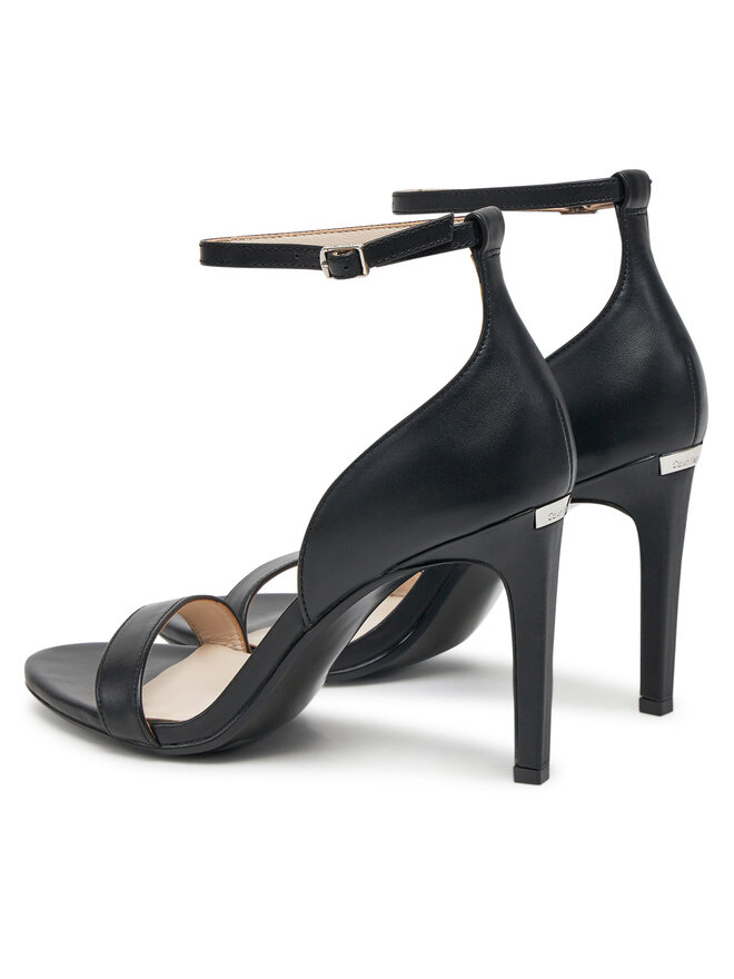 Туфли Heel Sandal 90 - Lth HW0HW02337 Calvin Klein, черный — фото 3