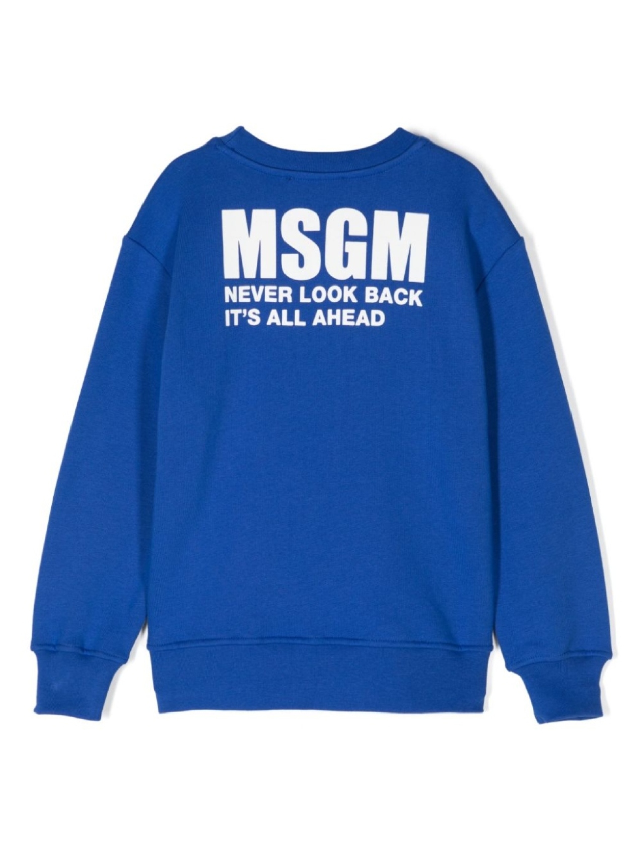 

MSGM Kids толстовка с логотипом, синий