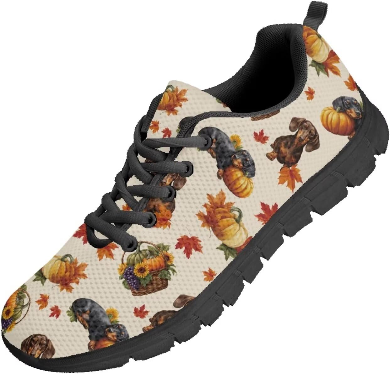 

Мужские кроссовки Funnydude Funny Print для бега, весенние, легкие, дышащие, удобные, Fall Pumpkin