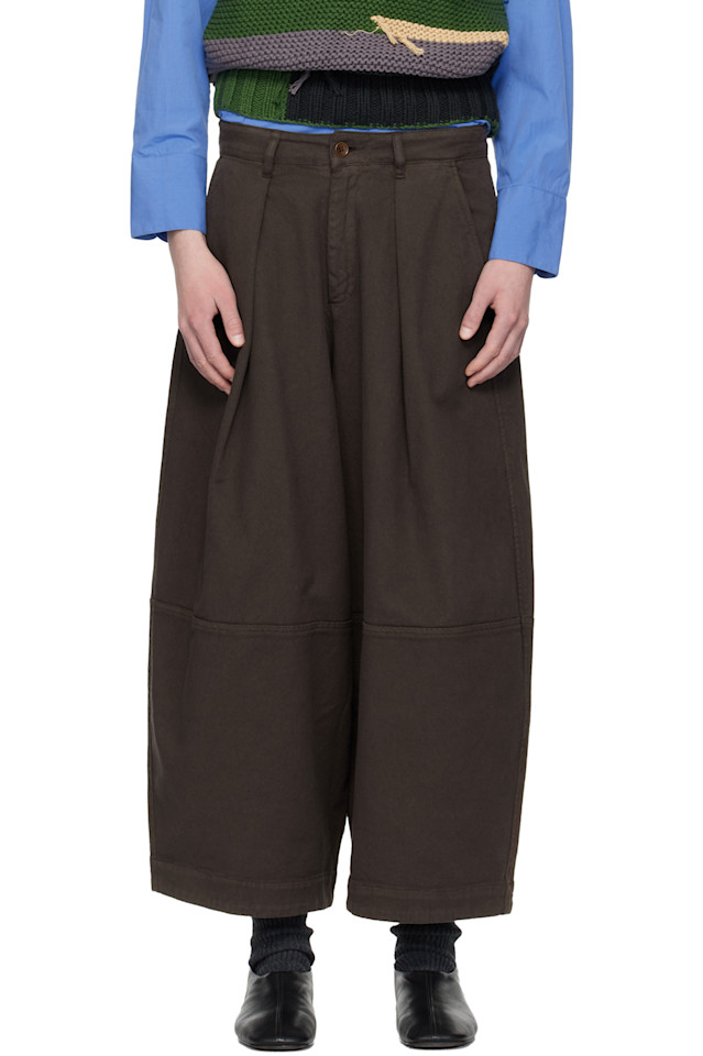 

Земляные штаны бездельника Ymc, коричневый