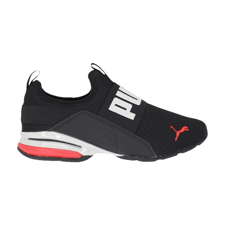 

Тапочки Axelion Slip-On 'Black High Risk Red', черный