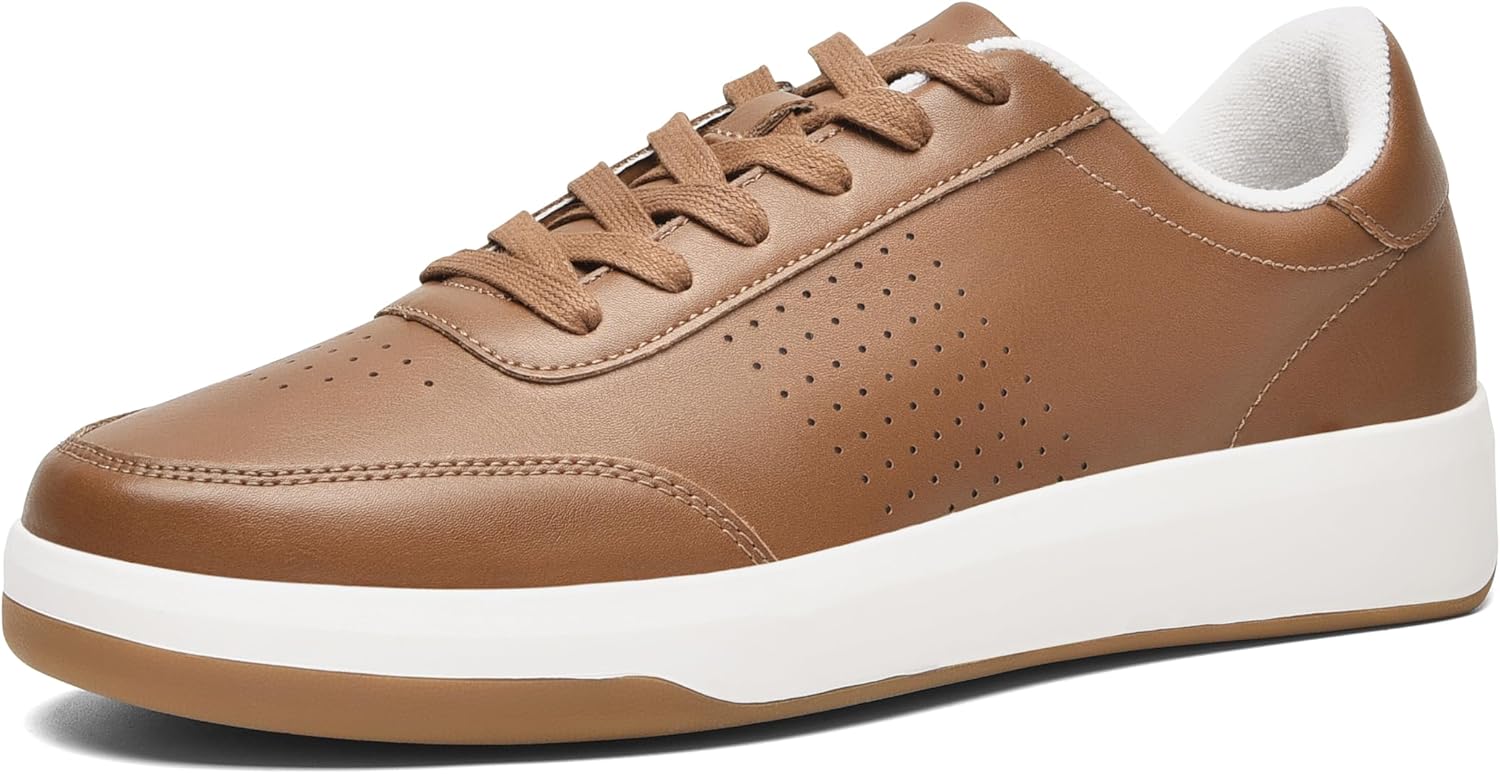 

Мужские повседневные кроссовки Bruno Marc с поддержкой свода стопы, модные и удобные туфли, коричневый