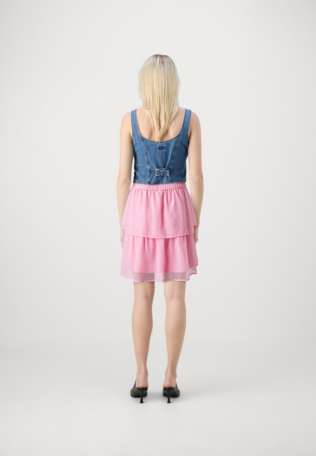 

Мини-юбка VMSUN DOBBY SHORT SKIRT Vero Moda, розовый