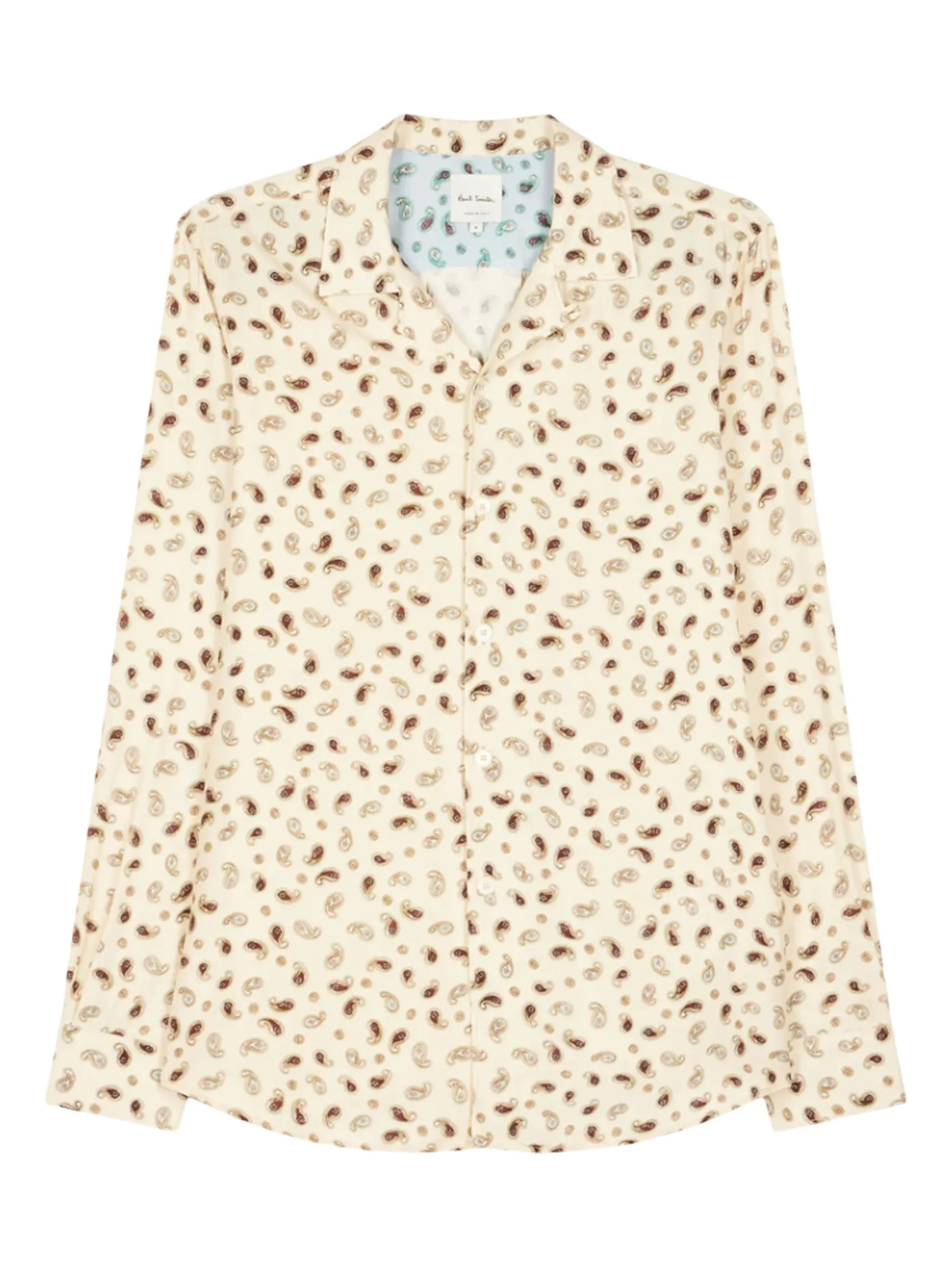 

Рубашка с принтом пейсли Paul Smith, желтый