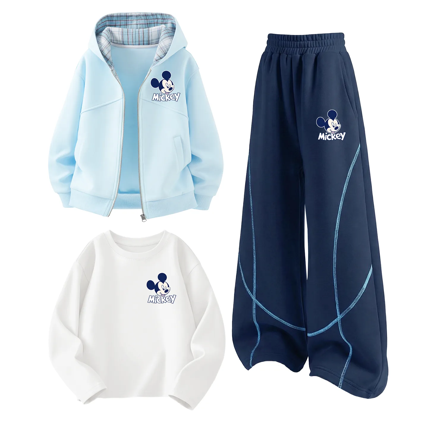 Детский спортивный комплект из 3 предметов Disney, Di Wink K Pudding Blue+Di Wink K Navy Blue+Di Wink K White