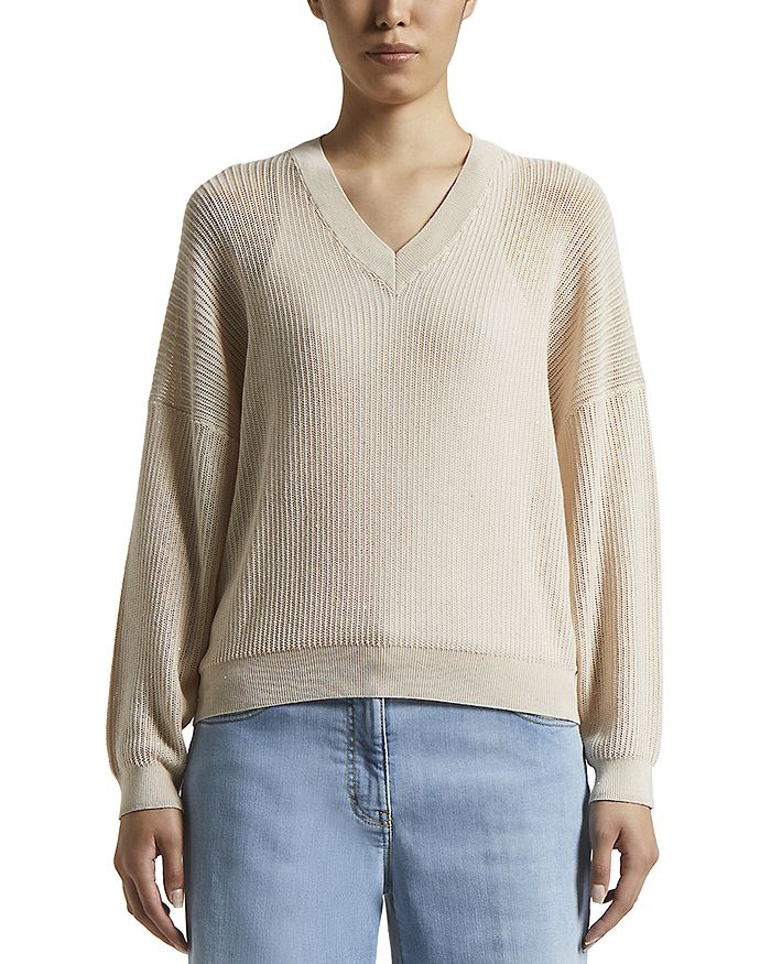 

Вязаный свитер Peserico, коричневый/бежевый