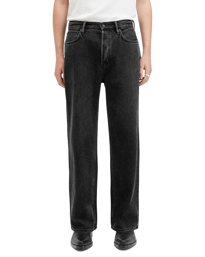 

Джинсы стандартного кроя ALLSAINTS Lenny (Потертый черный)