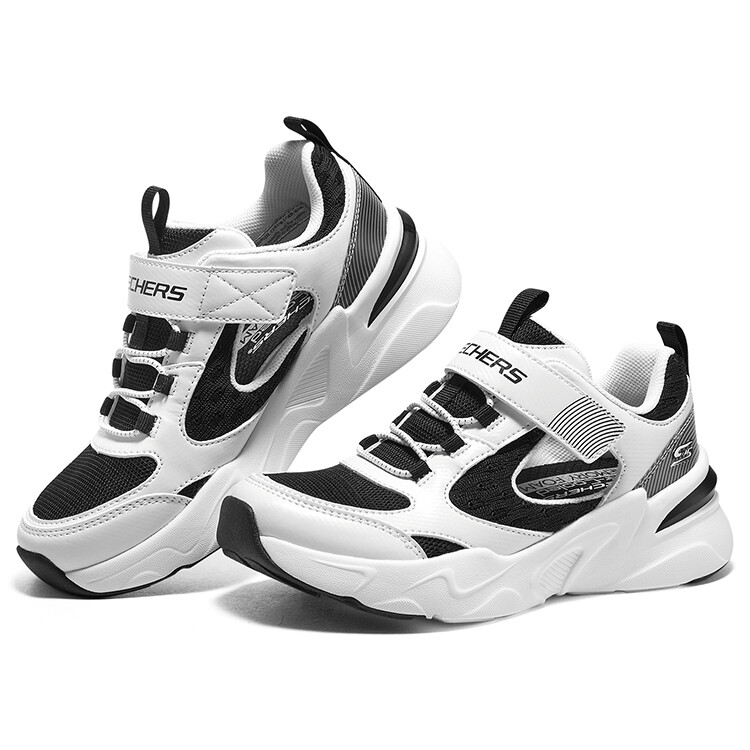 Кроссовки Skechers Kids Lifestyle Shoes Kids Low-top White/Black — фото 2