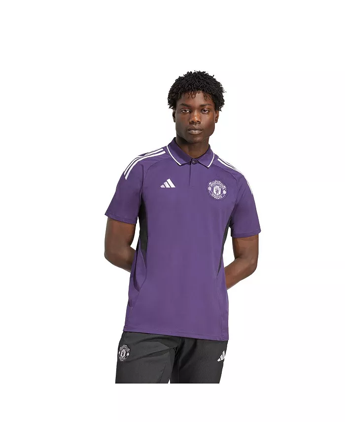 

Мужская фиолетовая тренировочная поло Manchester United 2025/26 adidas