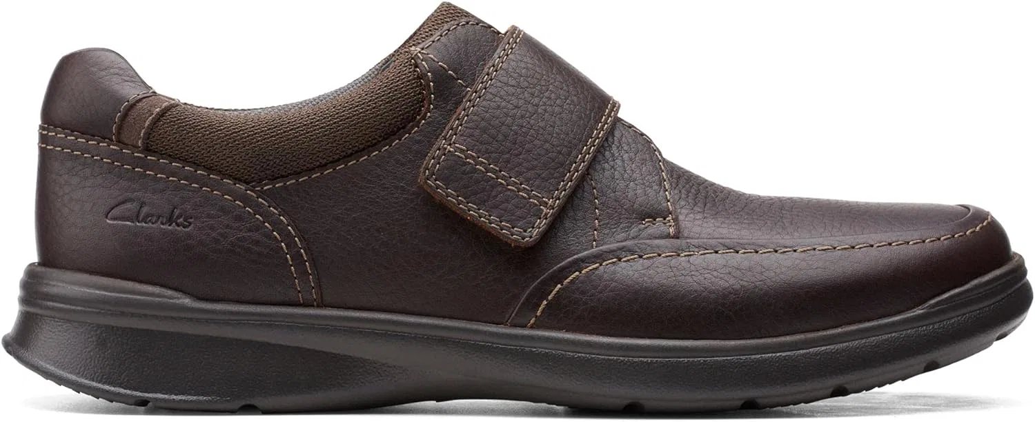 Мужские туфли Clarks Cotrell с ремешком, Brown Tumbled Leather — фото 2