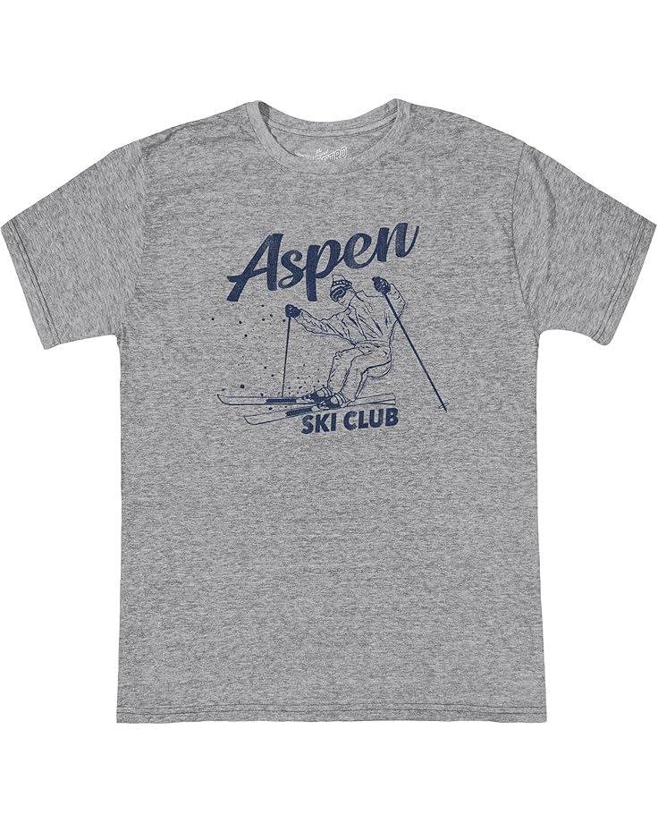 

Футболка The Original Retro Brand Kids Aspen Ski Club Tri-Blend Crew Neck Tee, цвет Streaky Grey