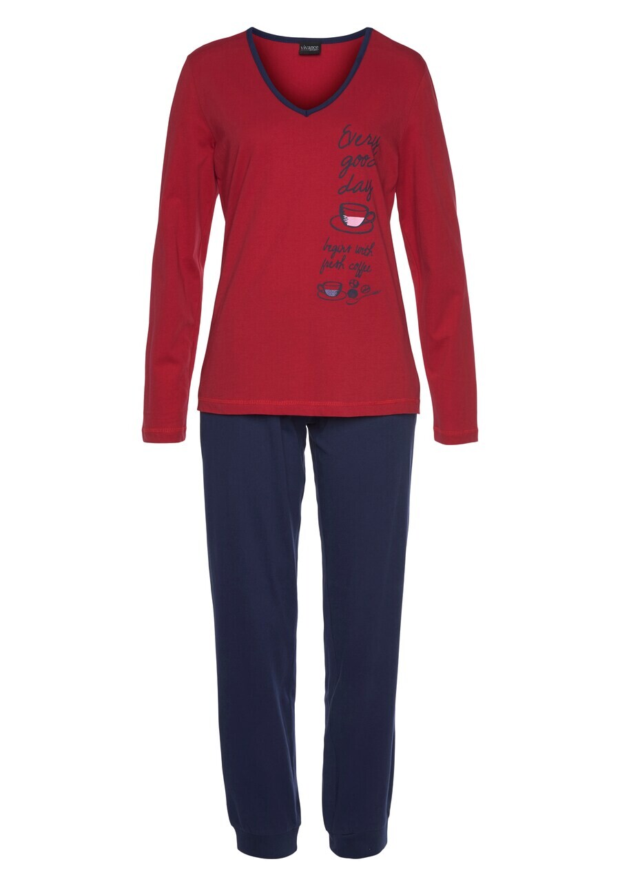 

Пижама VIVANCE Pajama Dreams, цвет marine blue/dark red