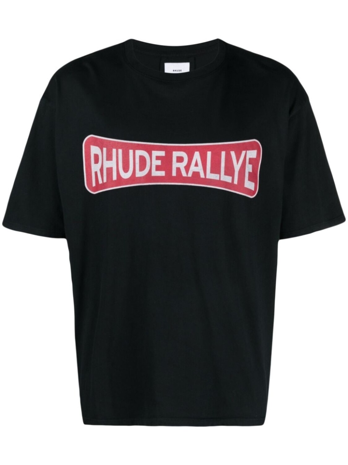

RHUDE футболка Rallye с логотипом, черный