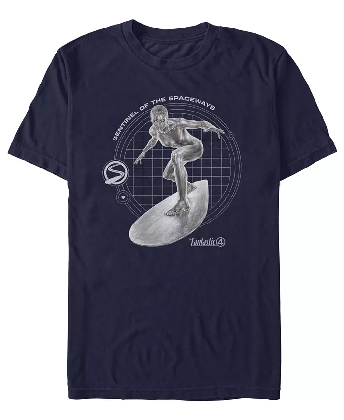 

Мужская футболка Fantastic 4 First Steps Silver Surfer Fifth Sun, синий