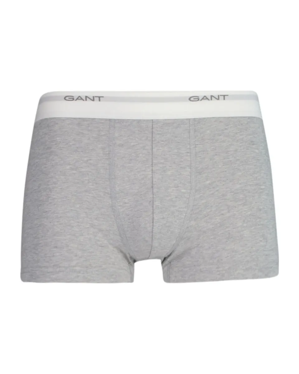 

Комплект из трех мужских коротких боксеров с надписью GANT на талии Gant, светло-серый