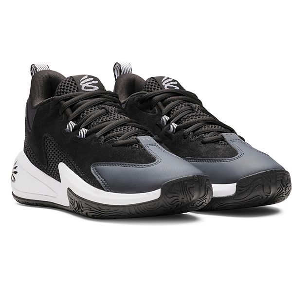 Детские баскетбольные кроссовки Curry 3z 25 Under Armour, Black White — фото 3