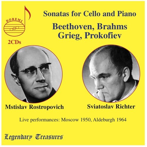 

CD диск Rostropovich / Richter / Brahms / Beethoven: Sonatas for Cello & Piano
