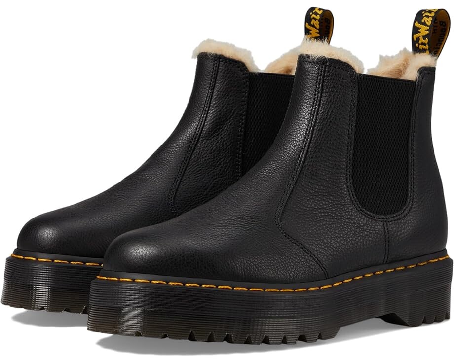 

Ботинки Dr. Martens 2976 Platform Faux-Fur Lined, черный