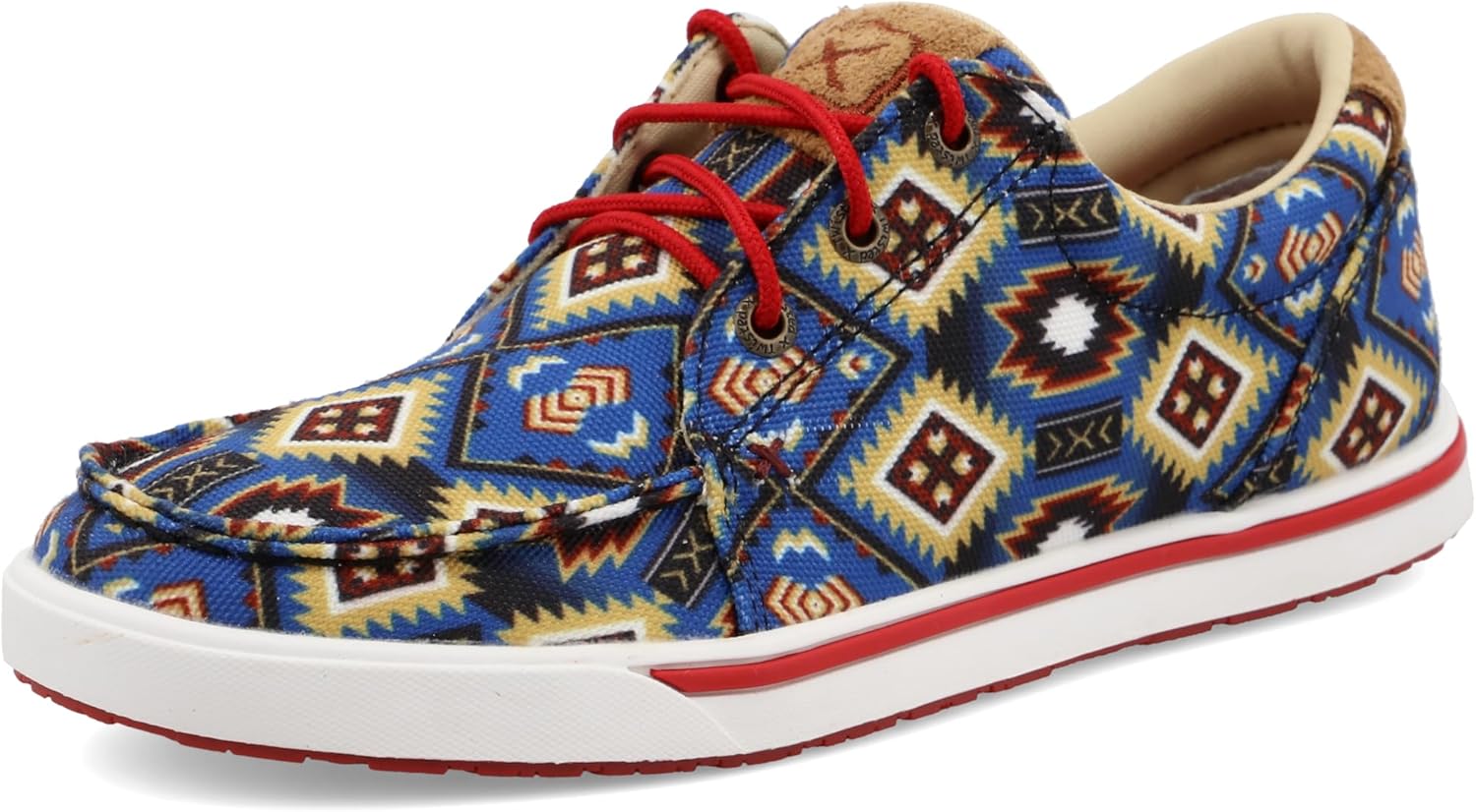 

Мужские повседневные ковбойские кроссовки Twisted X в стиле Hooey Loper, светло-серые, синий