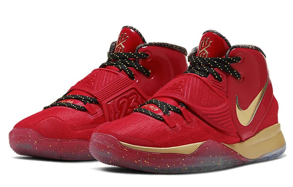 Кроссовки kyrie 6 Nike, красный — фото 3