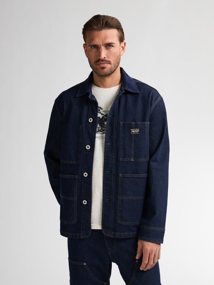 

Джинсовая куртка Petrol Industries, синий