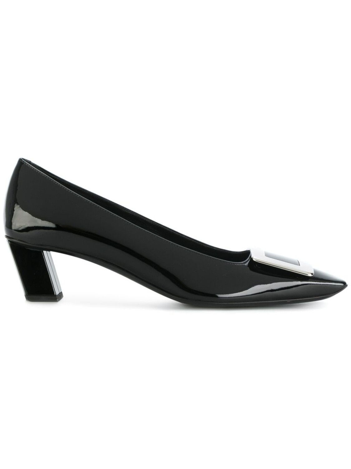 Roger Vivier лакированные туфли 'Slanted', черный