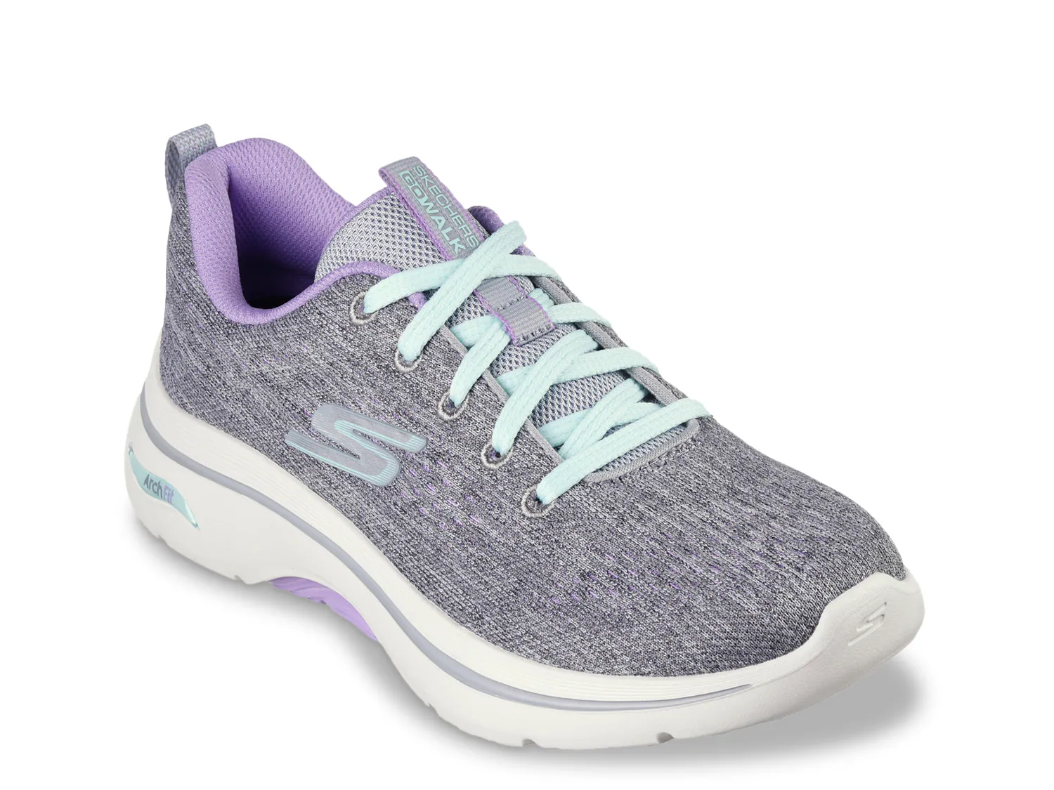 Кроссовки GO WALK Arch Fit 2.0 Vivid Sunset Sneaker Skechers, серый/фиолетовый