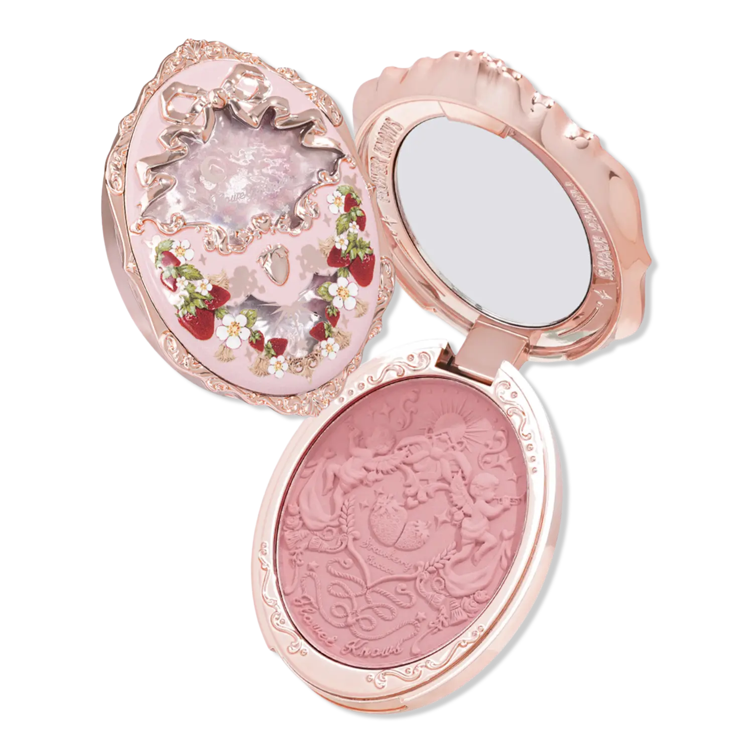 

Румяна Strawberry Rococo Series Embossed Blush Flower Knows, 03 Classic Ballet (petal pink)