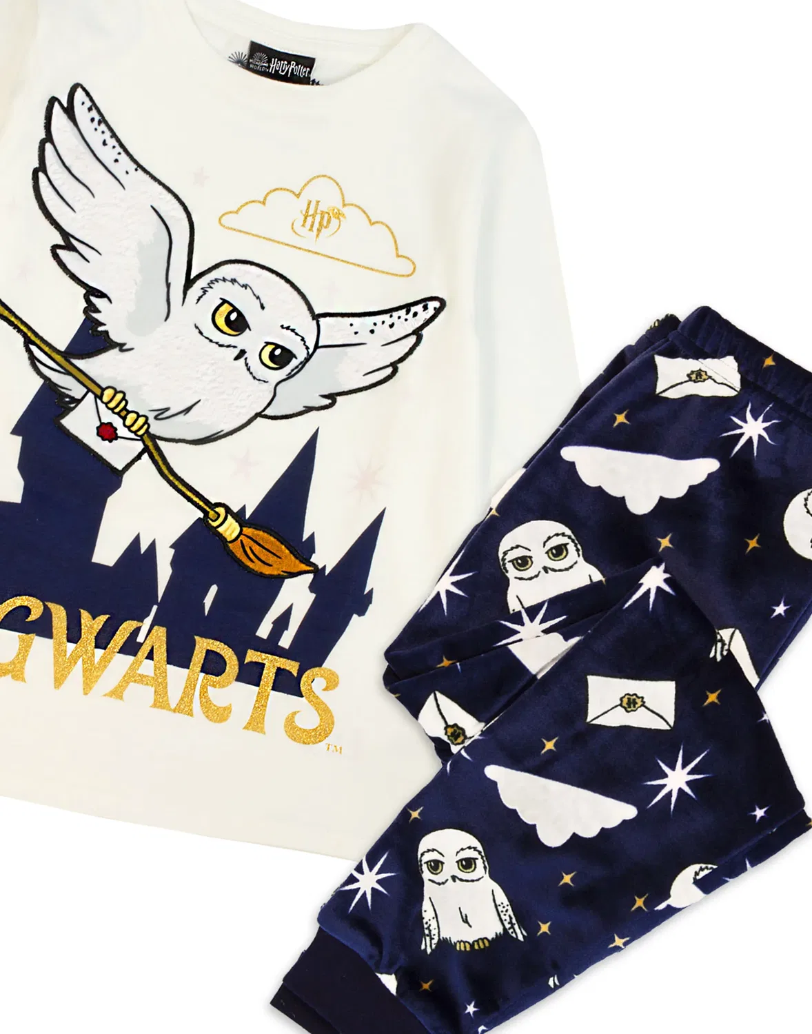 Пижама детская Hedwig Harry Potter, белый — фото 4