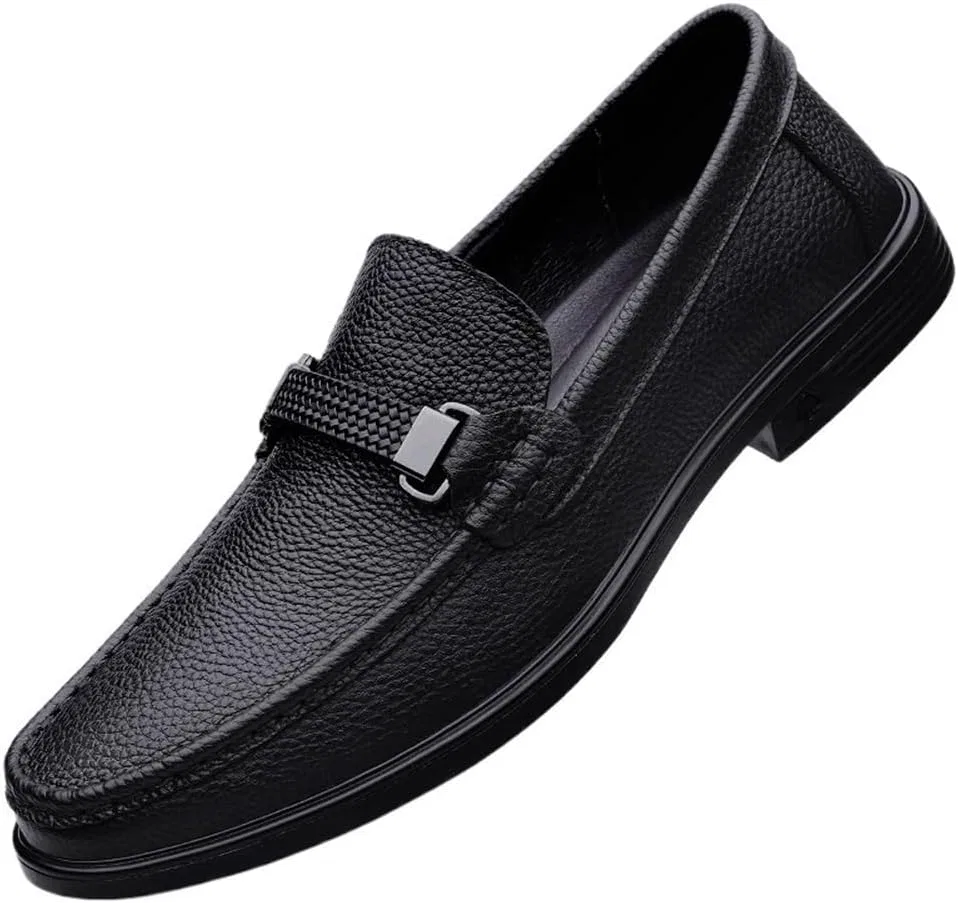 Лоферы мужские кожаные классические Oxford, Black UOPYNE