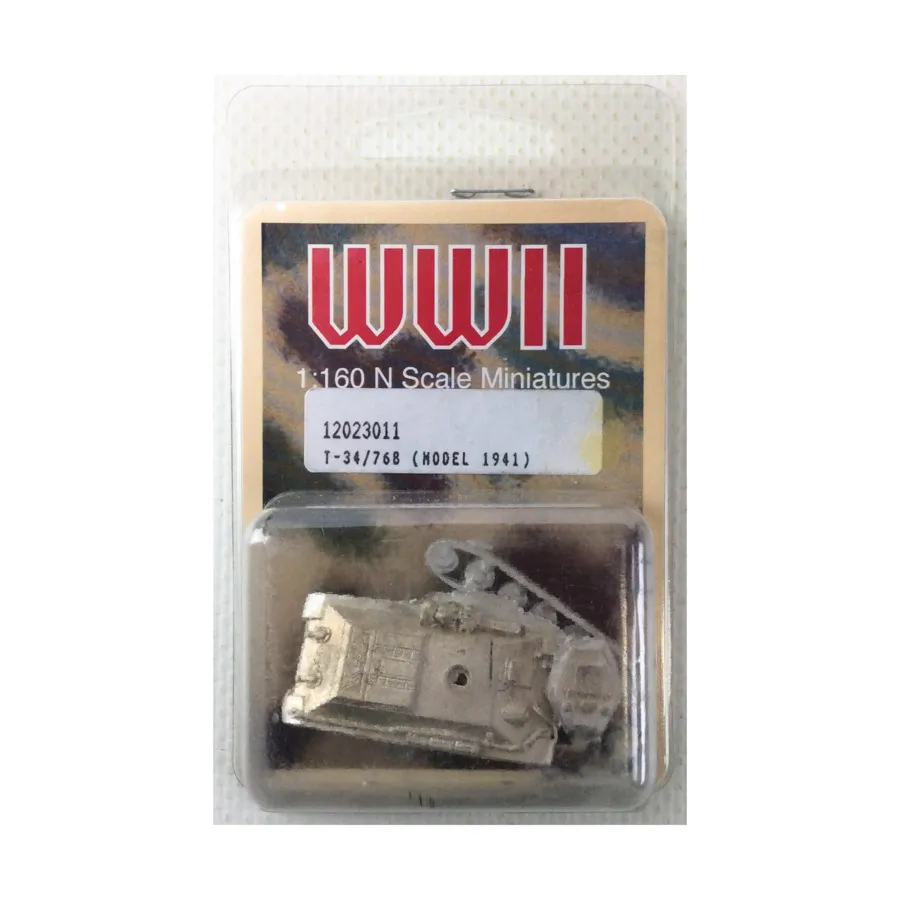 

Т-34/768 образца 1941 года, WWII Miniatures (1:160)