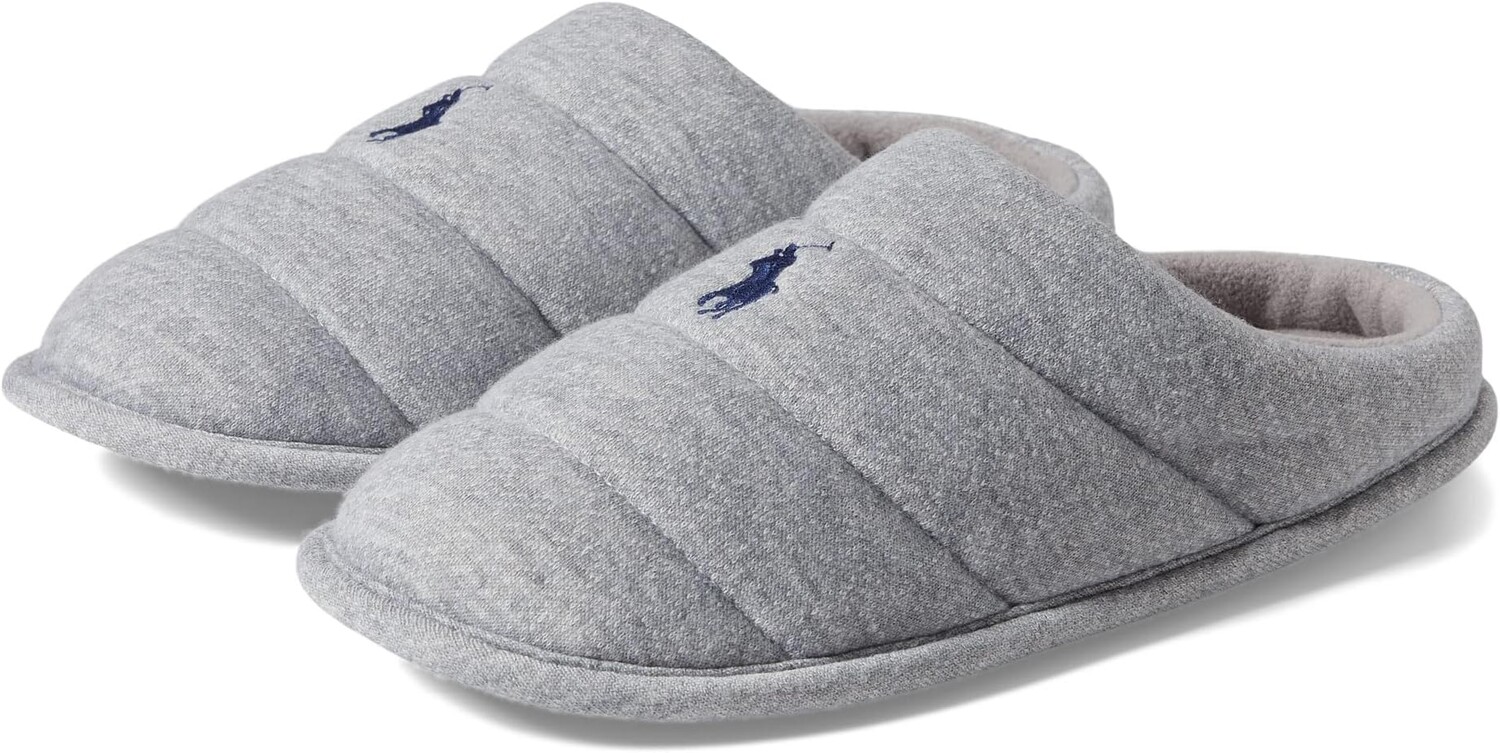 

Тапочки Emery Scuff Slipper Polo Ralph Lauren, серый
