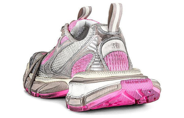 Кроссовки 3xl sneakers 'white grey and pink mesh and polyurethane' Balenciaga, розовый — фото 4