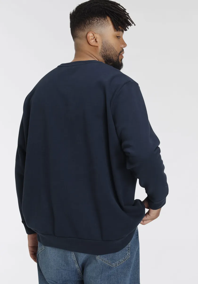 Толстовка Levi's Plus "BIG ORIGINAL HM CREW" с логотипом в виде крыла летучей мыши, цвет морской волны — фото 3