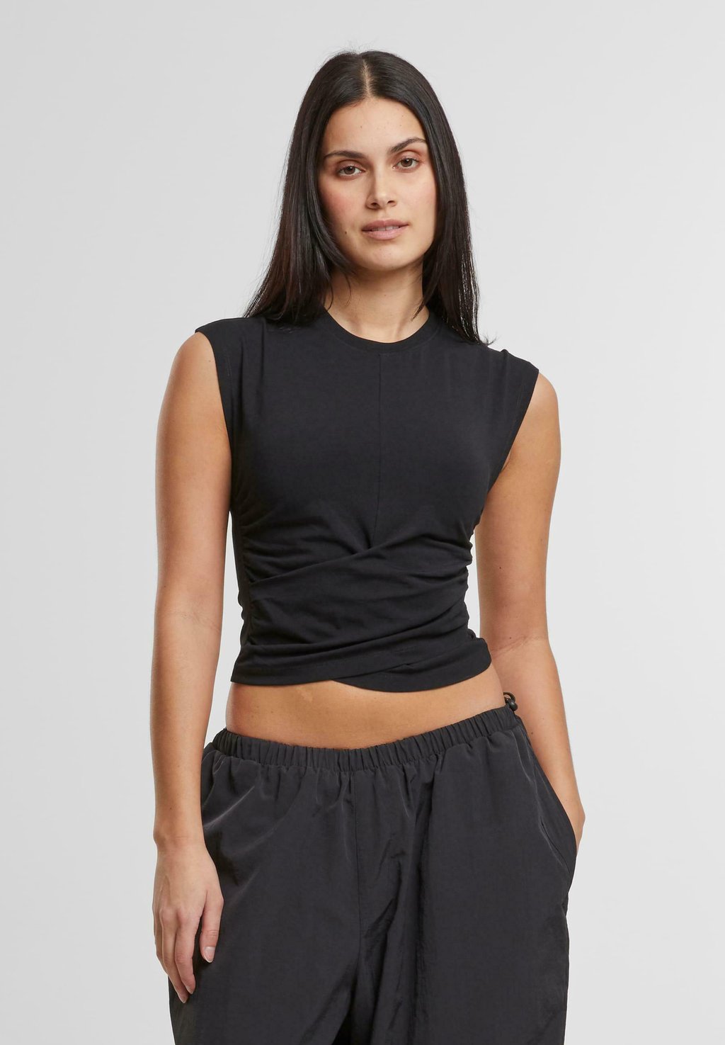 

Топ CROPPED WRAPPED Urban Classics, черный