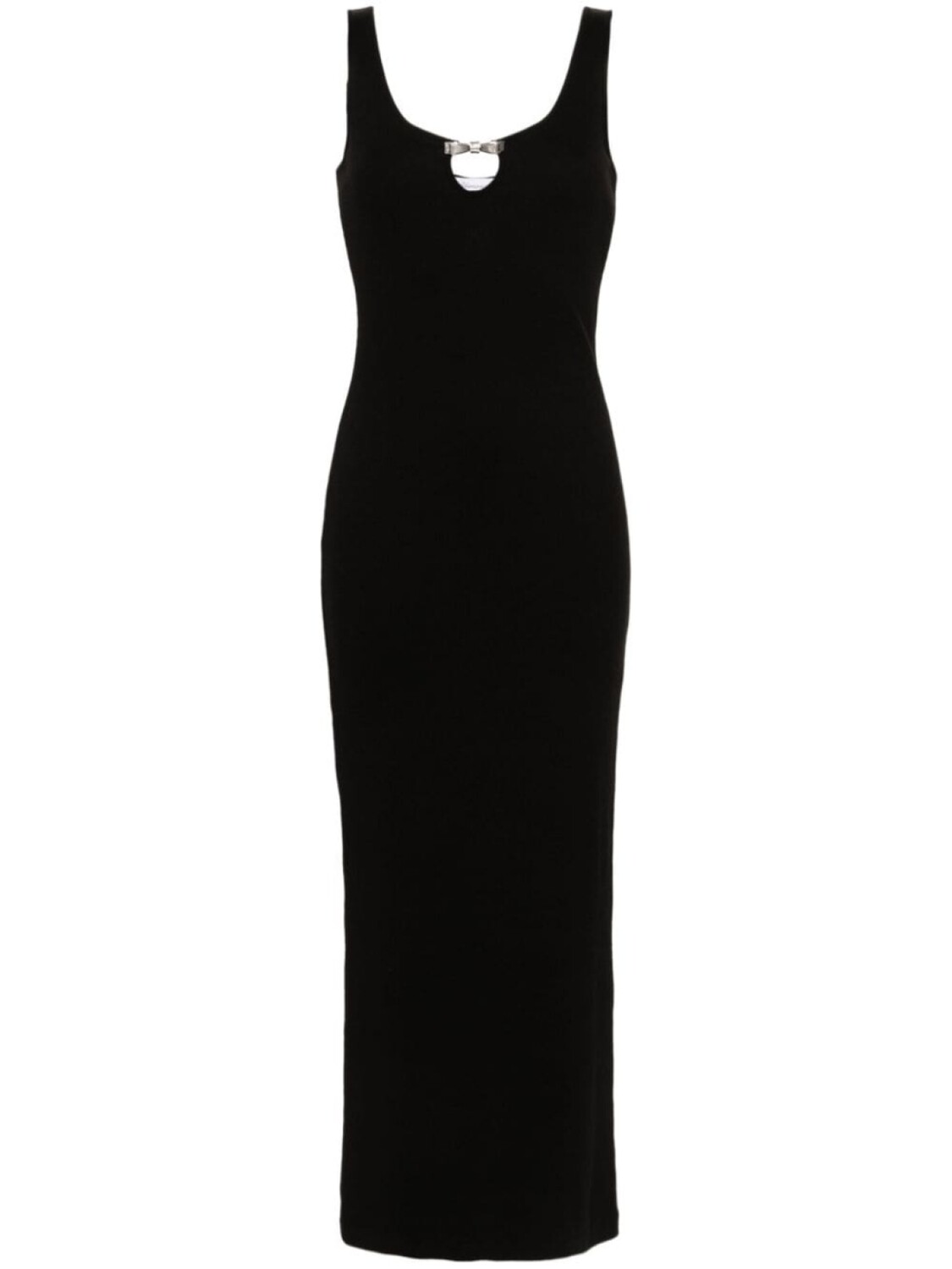 

Blumarine платье макси с бантом, черный