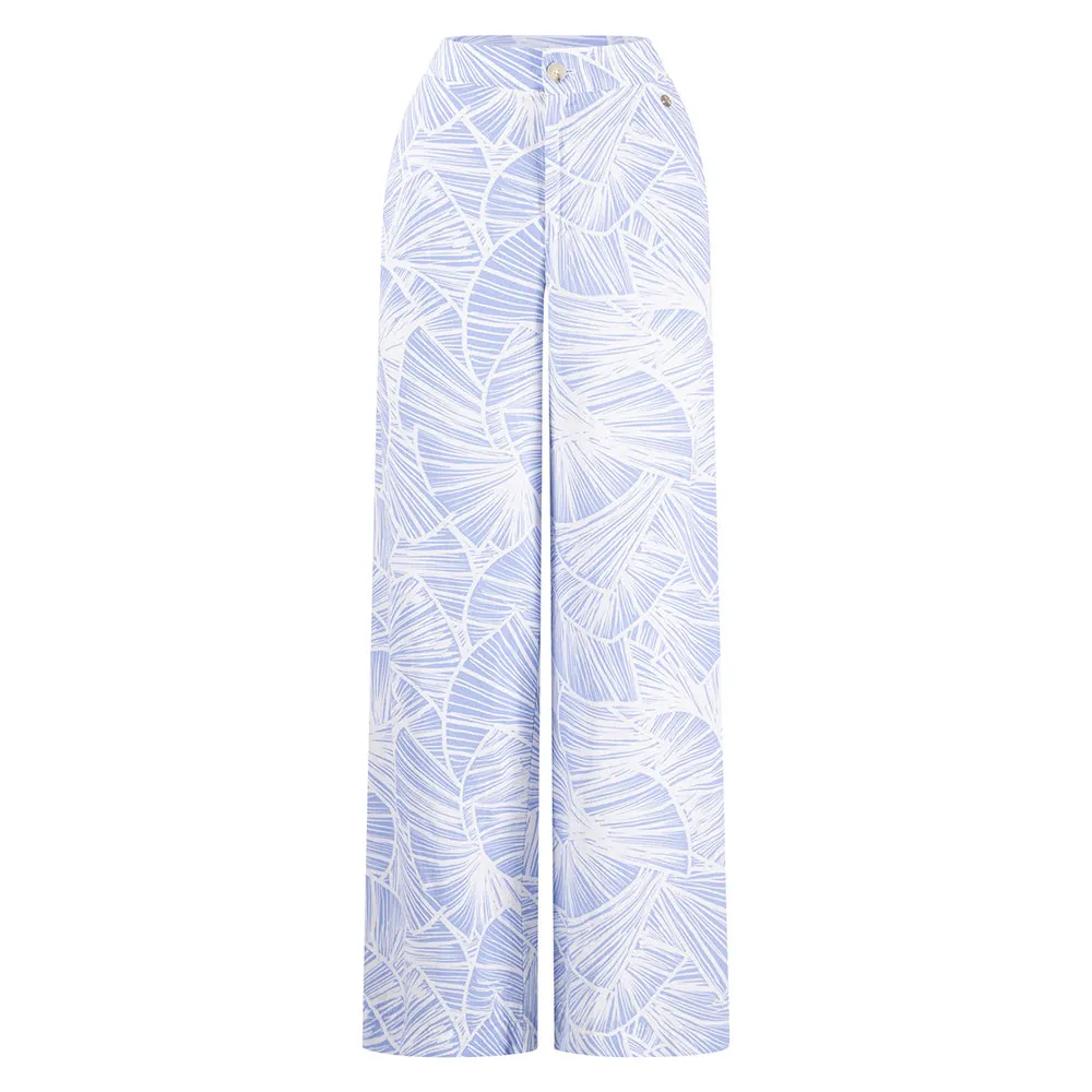 

Брюки Fynch Hatton Straight Shell Linen Mix, фиолетовый