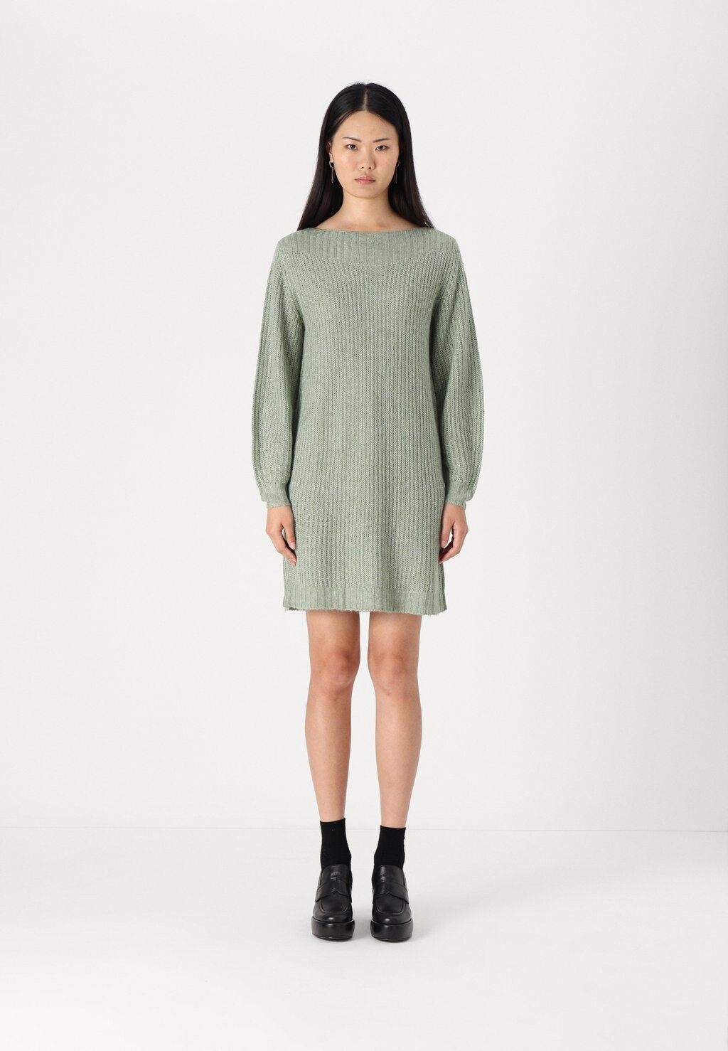 

Платье-джемпер ONLFILIZ BOAT NECK DRESS KNT ONLY, зеленый