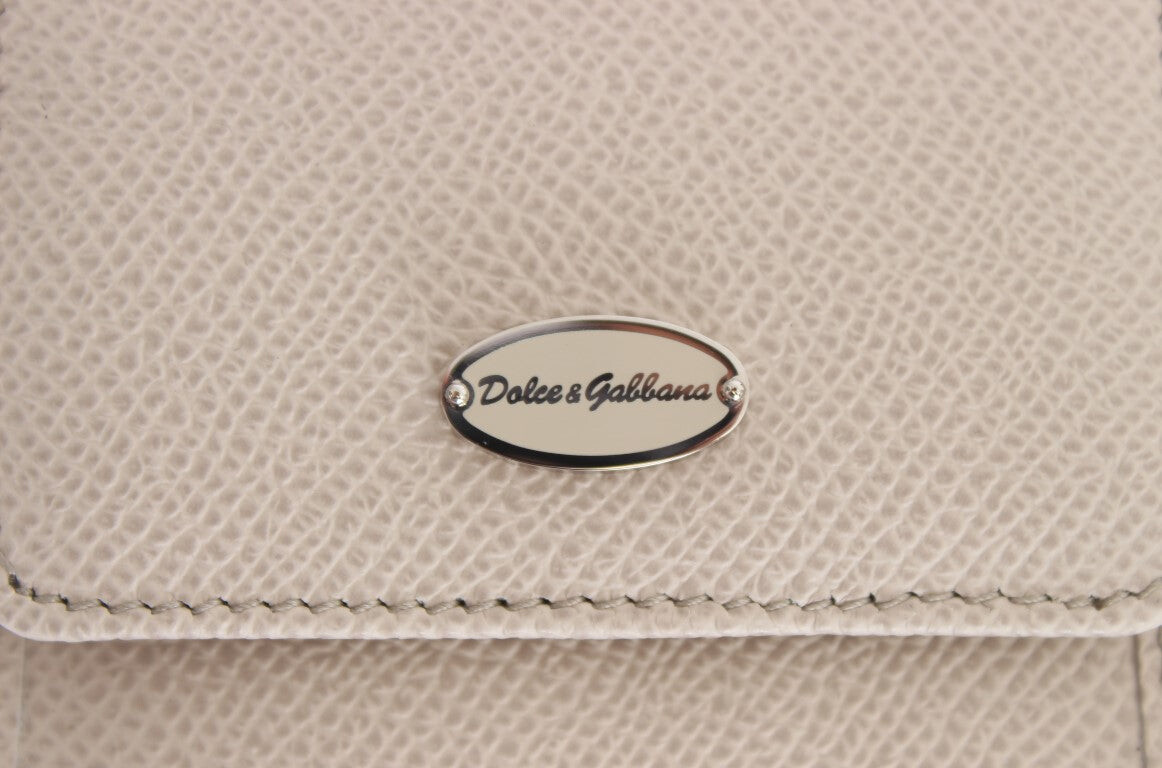 

Мужской кошелек Dolce & Gabbana из гладкой кожи для презервативов, белый
