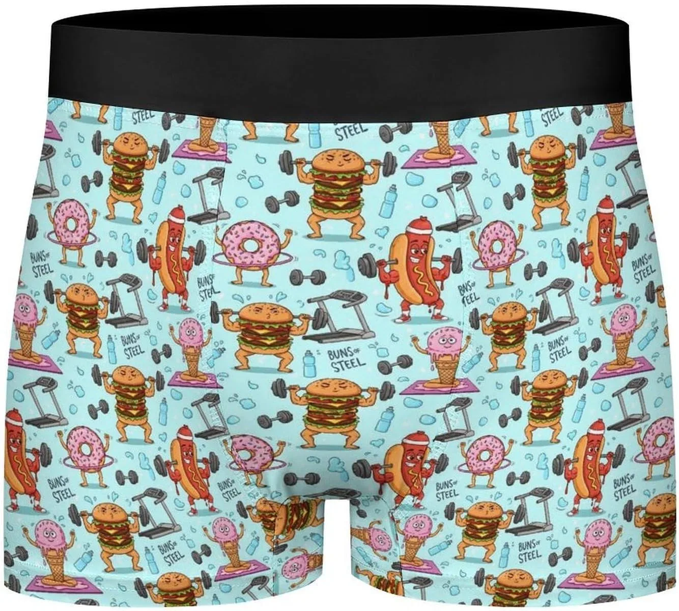 Боксеры, овощной принт, Boxer Briefs, Naughty Food Gym — фото 4