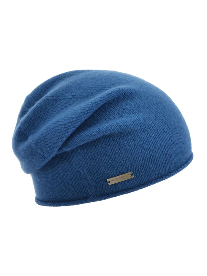 

вязаная шапка зеленого цвета Seeberger