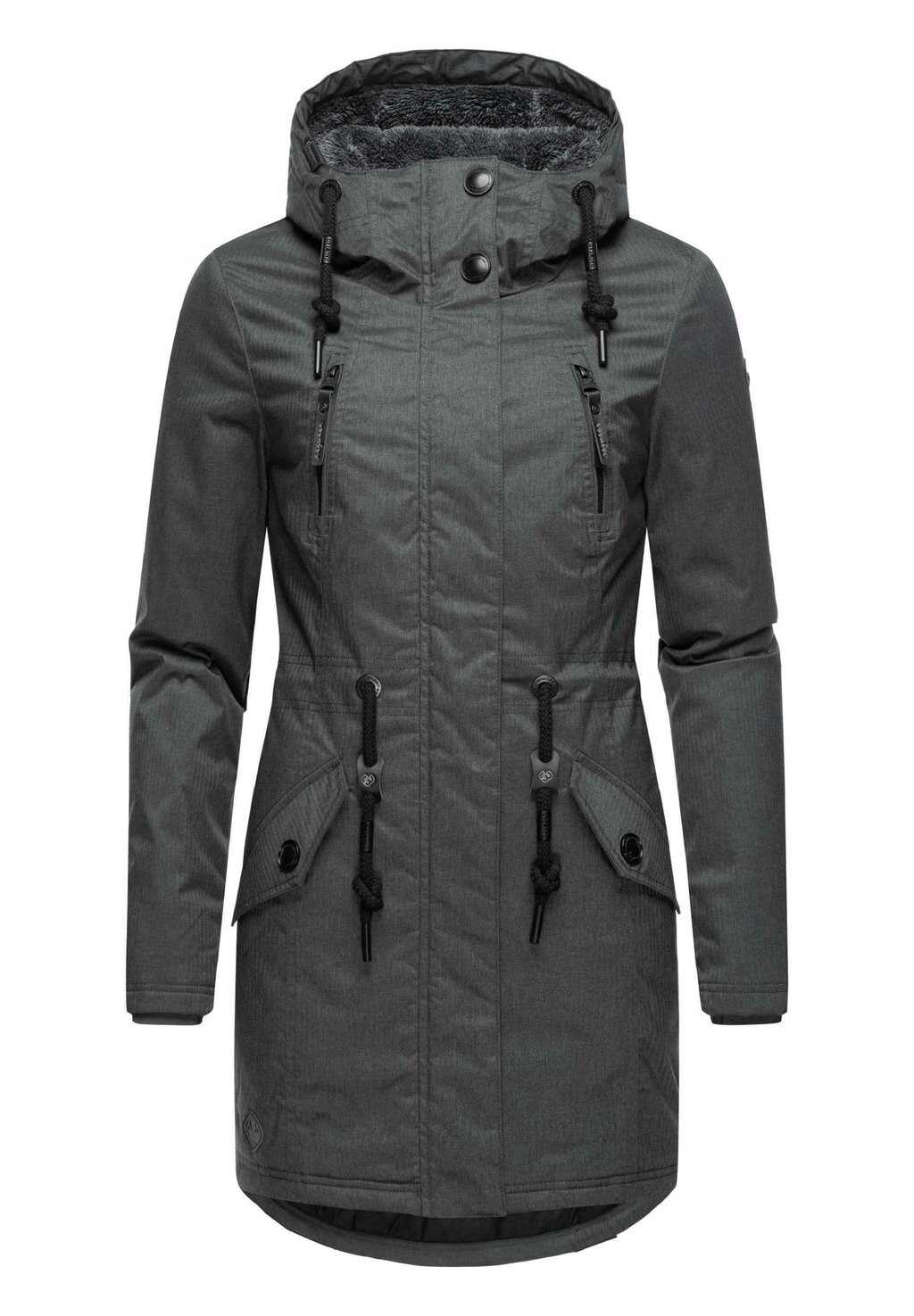 

Парка Ragwear ЭЛСИ МЕЛАНЖ, черный