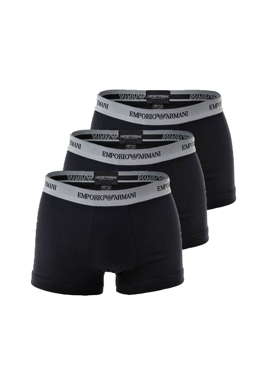 

EMPORIO ARMANI Мужские шорты-боксеры EMPORIO ARMANI – эластичный хлопок, в упаковке 3 шт EMPORIO ARMANI, черный