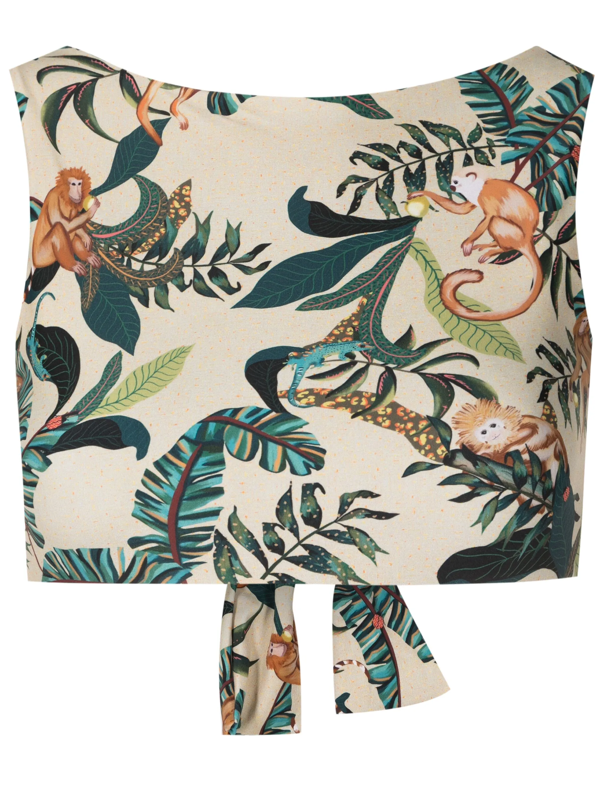 

Топ бикини с графичным принтом Lygia & Nanny, белый