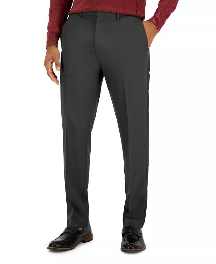 

Мужские брюки из твила современного кроя Perry Ellis Portfolio, серый