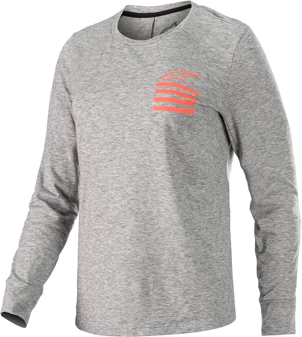 

Женская велосипедная майка Alpinestars stella merino ls, Grey/Orange