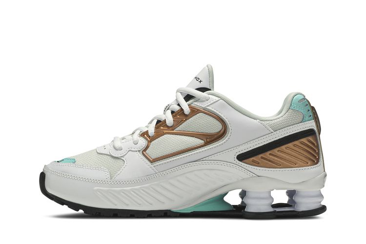Кроссовки Wmns Shox Enigma 'Aurora Green', белый — фото 3